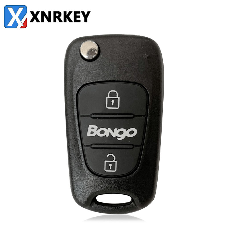 XNRKEY-carcasa de llave de coche con 3 botones para Hyundai, Kia, Bongo, con hoja TOY40