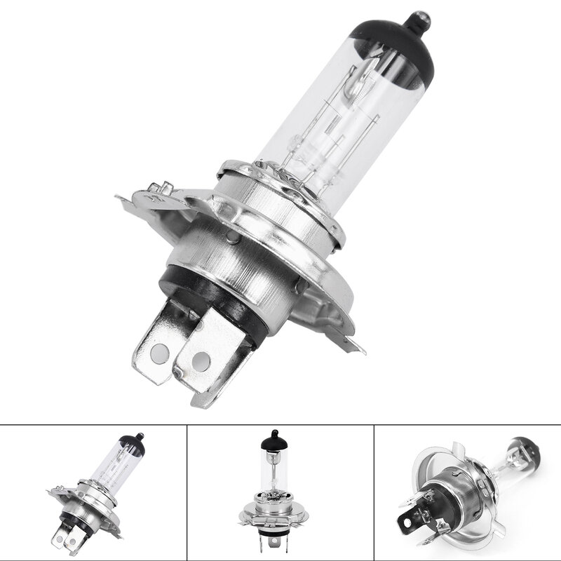 Os bulbos padrão do halogênio do carro, luz branca, lâmpada original da névoa do farol, impermeável, vibração resistente, H4, 100W, 4300K, 12V