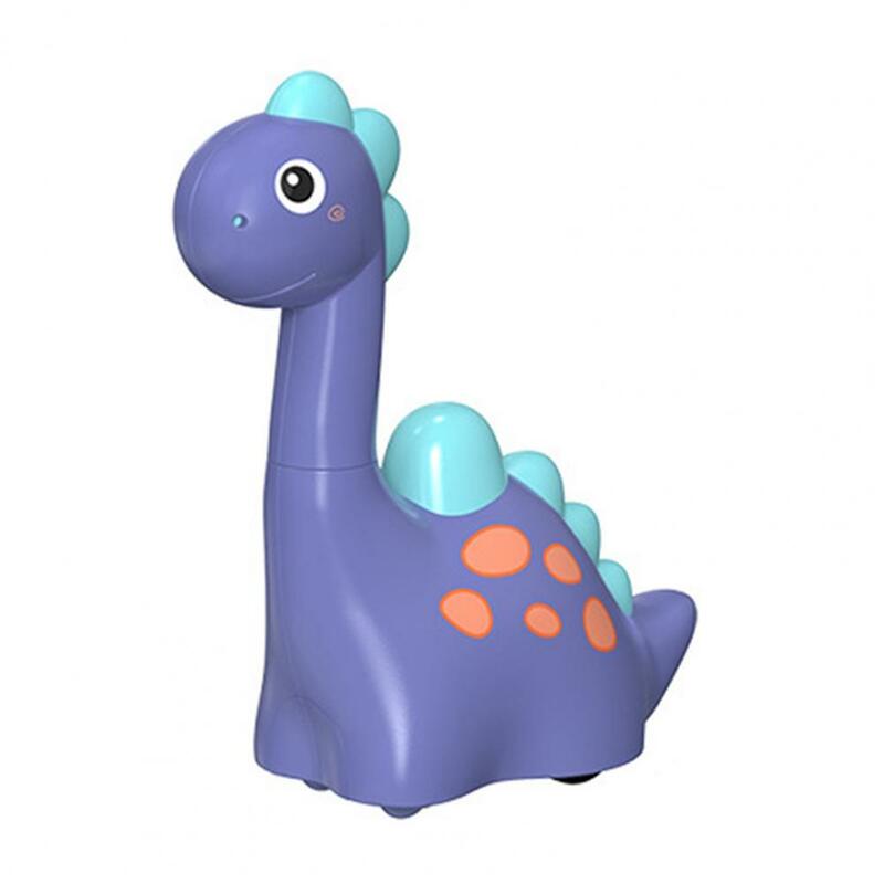 回転式効果恐竜のおもちゃ,子供のための着色されたおもちゃ,360度