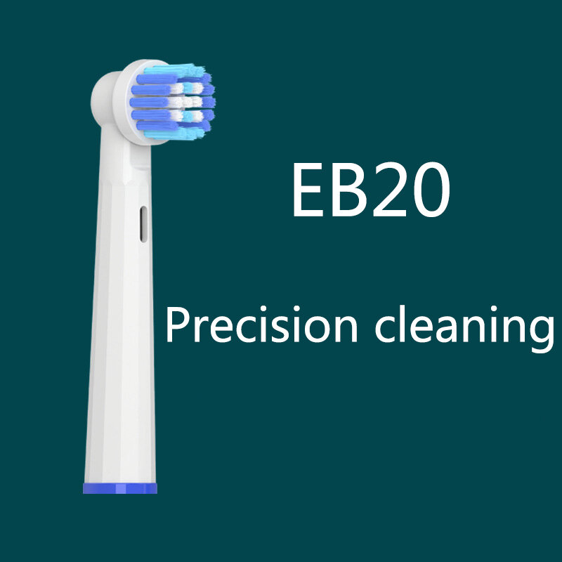 Cabezal de cepillo de dientes eléctrico para Oral-B EB17/EB20/EB50, cabezales de repuesto para el cuidado del hogar, 360 grados, 1 unidad