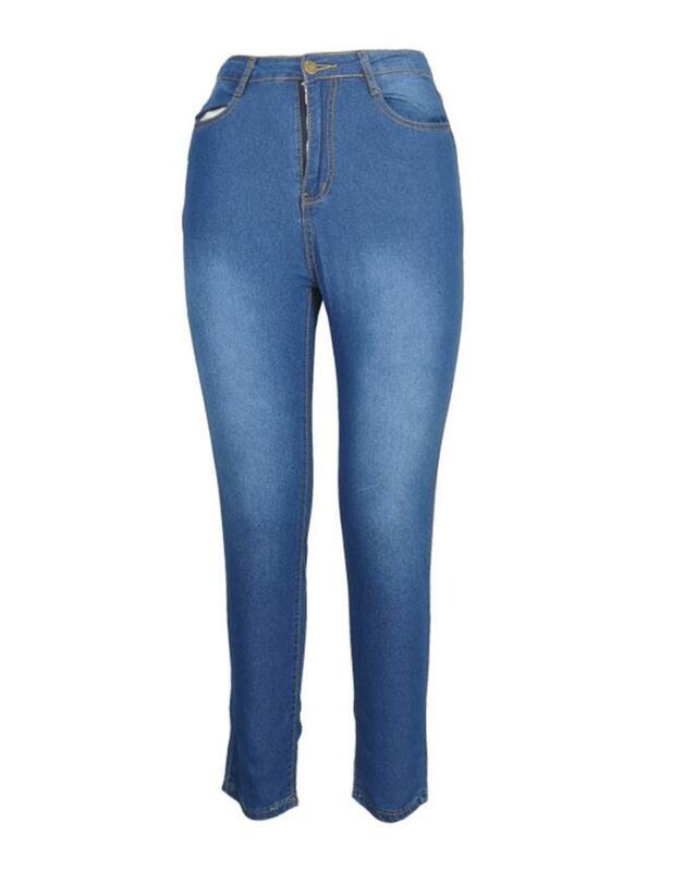 Jeans Wanita 2022 Tren Musim Panas Fashion Cincin O Ritsleting Dekorasi Kasual Pinggang Tinggi Kurus Saku Polos Jeans Tanpa Sabuk