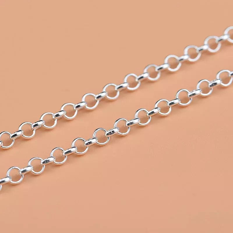 925 sterling silber semi-fertig DIY kette kette armband armband fußkettchen besondere perle kette hand-perlen material zubehör