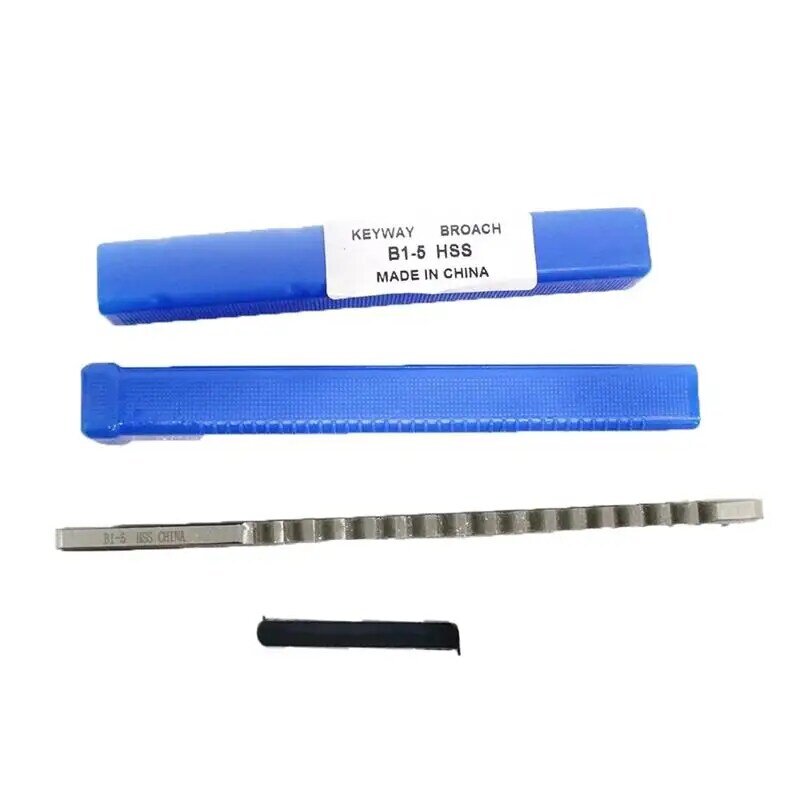 Keyway Cutting Tool Knife para CNC Router Metalworking, Push-Type Broach, tamanho métrico B1, HSS, 4mm, 5mm