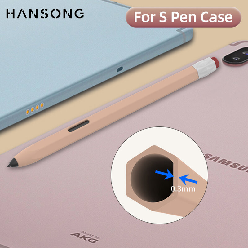 Pen Case Voor Samsung Galaxy Tab S Pen Voor Samsung Tab S6 Lite S7 S8 S7 Plus S7 Fe S8 S8 Plus Vloeibare Siliconen Stylus Potlood Hoes
