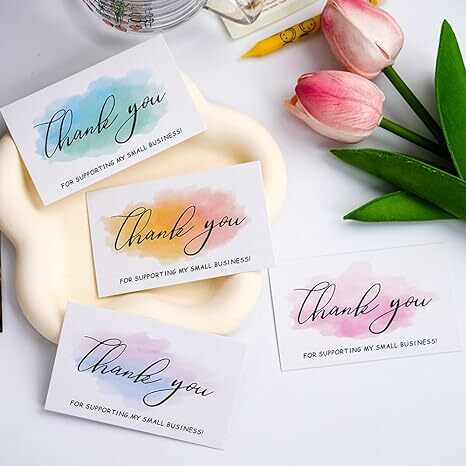 Открытки с благодарностью на заказ, визитная карточка, полноцветная двусторонняя печать, подарочное украшение, карточка, персонализированный логотип, Свадебное приглашение