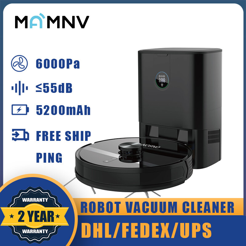 MAMNV-Robot aspirador con sistema láser D900, barredora, máquina de limpieza de electrodomésticos para casa inteligente, coche, lavadora de mascotas, suelo Alexa