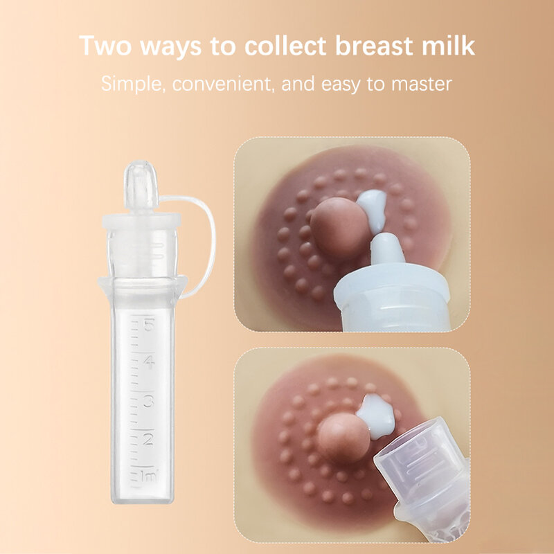 1PC raccoglitore di colostro raccolta del latte materno alimentazione del bambino e medicina dispositivo per l'allattamento al seno riutilizzabile