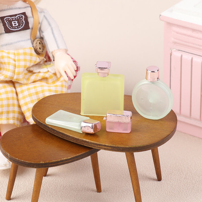 9Pcs/set Mini Cosmetics Toys Doll Simulation Perfume Cosmetic Box Lipstick For Doll Dress UP Accessories