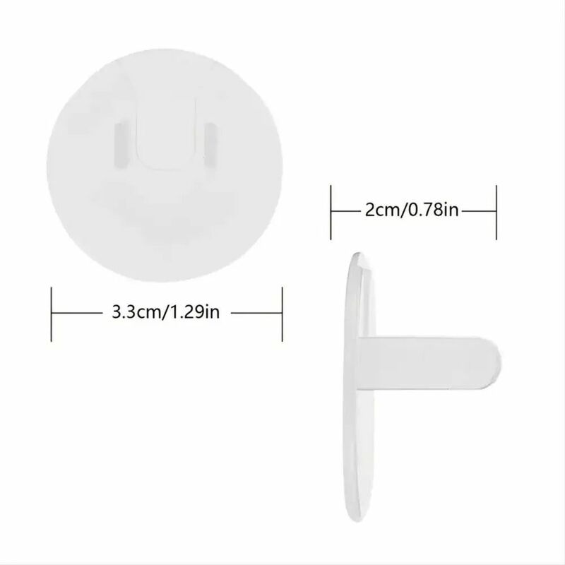 20pcs American Standard Outlet Covers Safe Clear Toddler Protection Electric Plug Protectors Anti-Electric Protector Cover
