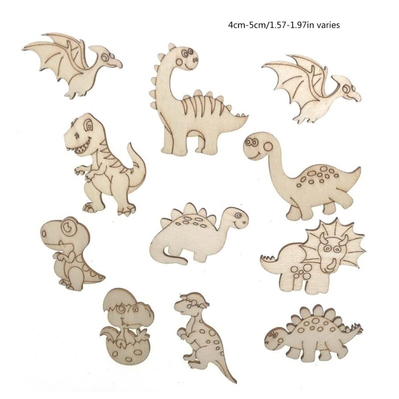 127D 25/50/100PCS Cartoon Dinosaurier Färbung Malerei Spielzeug DIY Pädagogisches Spielzeug für Kinder Spielzeug