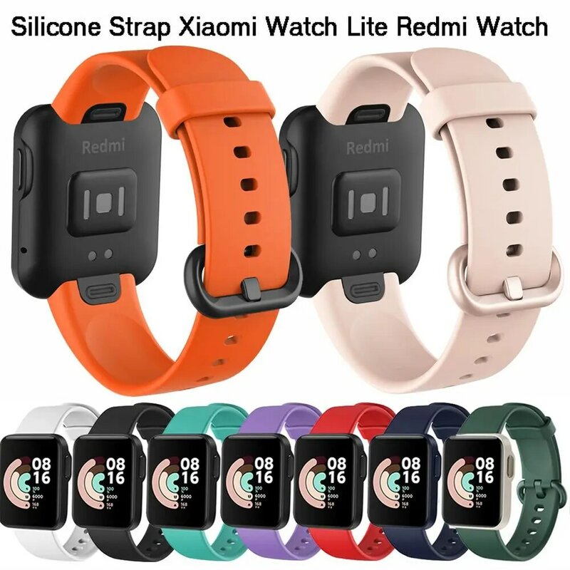 Correa de silicona para Xiaomi Mi Watch Lite, pulsera deportiva de repuesto para reloj inteligente Redmi