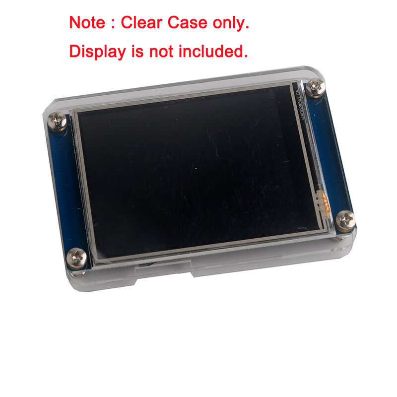 2.8" Acrylic Transparent Clear Case Enclosure for Nextion 2.8 inch HMI Touch Display LCD Screen (Basic Version) FZ1717-C