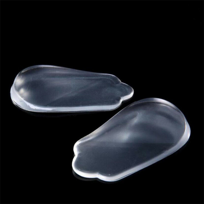 Plantillas ortopédicas de silicona para el talón, 2 piezas, Corrector de piernas tipo X/O, almohada de Gel, almohadilla para zapatos, Pugel, talón plano