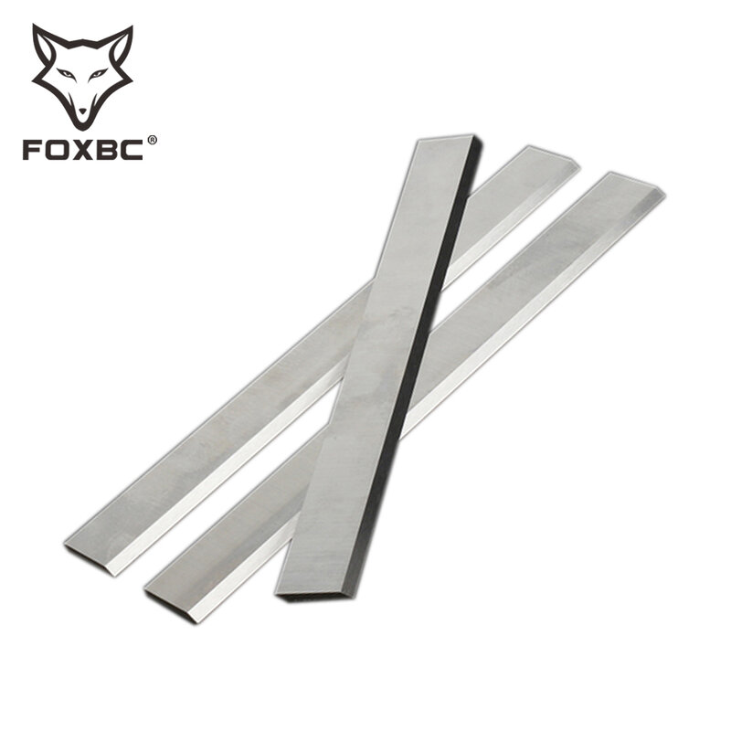 FOXBC 310x20mm HSS Holz Hobel Klinge für Holzbearbeitung Cut -Set von 3