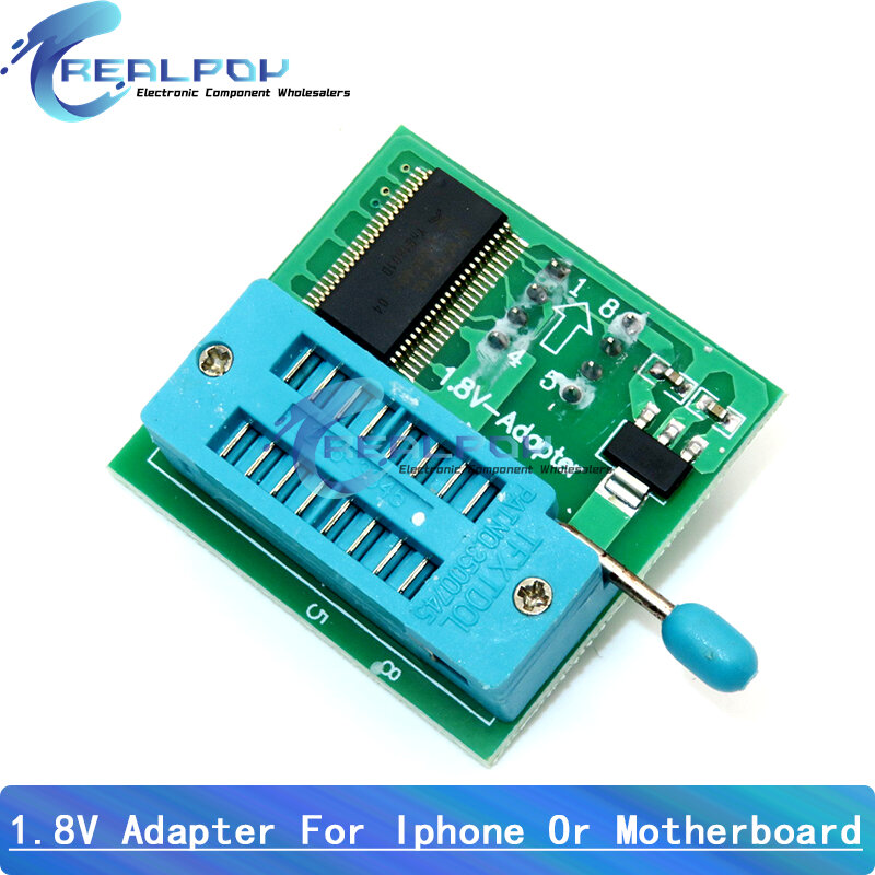 Adattatore programmatore CH341A + adattatore SOIC8 + clip SOP8 con cavo + adattatore 1.8V CH341A EEPROM Flash BIOS programmatore USB adattatore ZIF