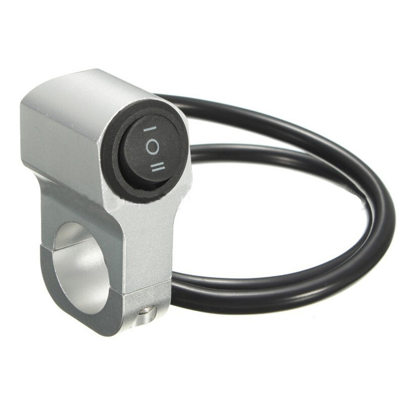 22mm 7/8in Aluminum Alloy Motorcycle Handlebar Headlight Switch Three-position Waterproof Switch Fog Light Equipment And Parts