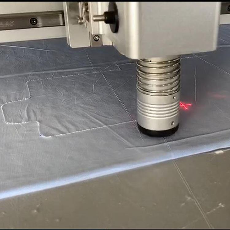 Transon Hochgeschwindigkeits-CNC-Rund messers chneide maschine für Leder gewebe Stoffs ofa teppiche Automatisches Schneiden der Computers teuerung