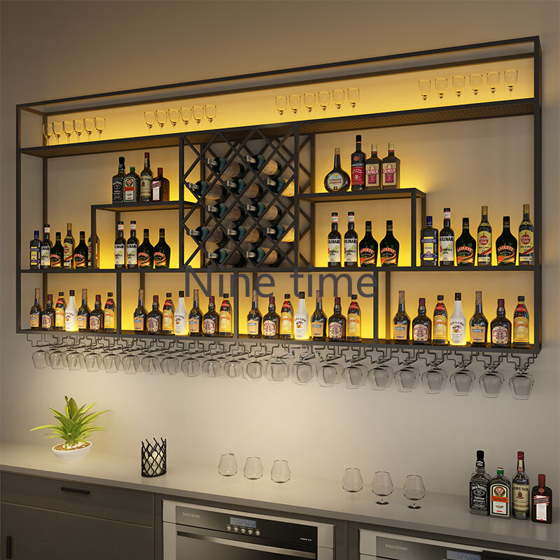 Armazenamento industrial Club Bar Cabinet, Drink Corner Wine Cabinet, Commercial Liquor Retail, Home Furniture, Barzinho