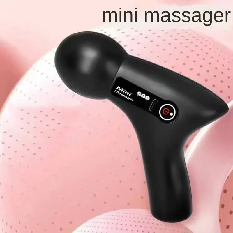 Mini Massage Massage LCD-Bildschirm 6 Köpfe Pistole Muskel massage gerät tragbare elektrische Faszie Pistole für Hals Fuß Körper Faszie Pistole