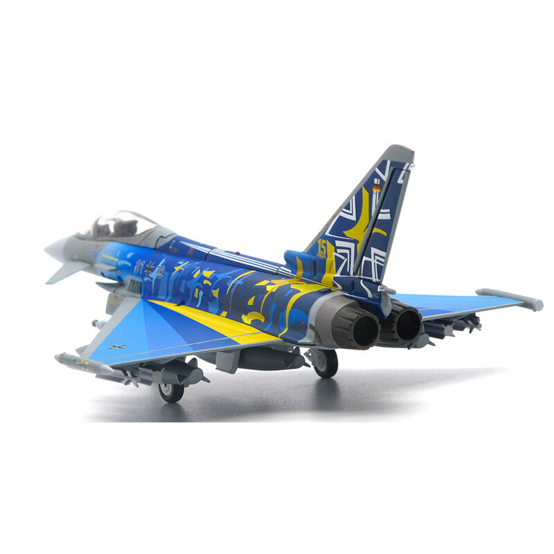 Die cast Jerman EF-2000 fighter jet alloy model 1:72 skala mainan koleksi hadiah Dekorasi tampilan simulasi