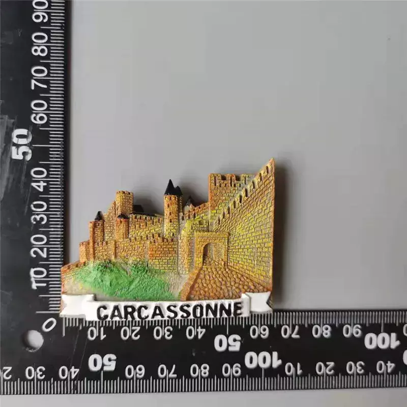 France  Paris Fridge Magnet Souvenir Carcassonne Cannes Imanes Para Riviera Arch of Triumph NICE Magnetic Stickers Home Decor