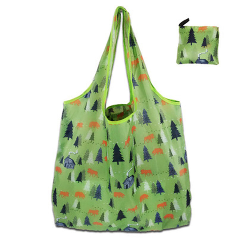 Stampa Design Tote Bag borse per la spesa riutilizzabili da donna borsa per la spesa ecologica in tessuto portatile pieghevole borse di grande capacità 40x60cm