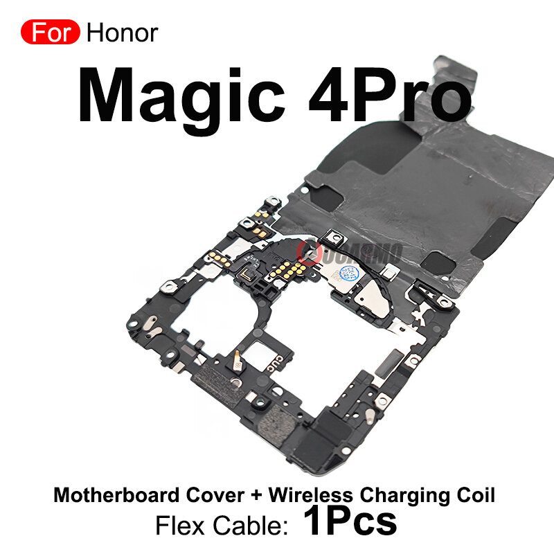 Penutup papan utama Motherboard untuk Honor Magic 4Pro 4 Pro suku cadang pengganti modul Flex kumparan pengisi daya nirkabel