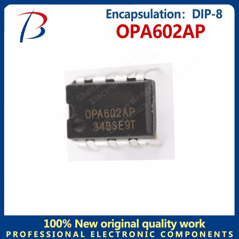 OPA602AP 패키지, DIP-8 실크 스크린, 연산 증폭기 칩, 5 개