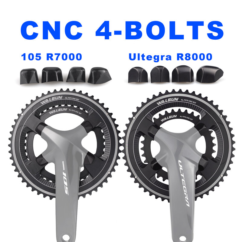 ULTEGRA-platos y bielas dobles para bicicleta de carretera, FC-R8000 de cadena de 11 velocidades, 110BCD, 4 pernos, 50T-34T 52T-36T 53T-39T