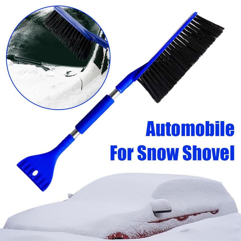 Cepillo de eliminación de pala para nieve, raspador de hielo para vehículo, herramienta de raspado de limpieza de parabrisas de coche, raspador de invierno T U7a2