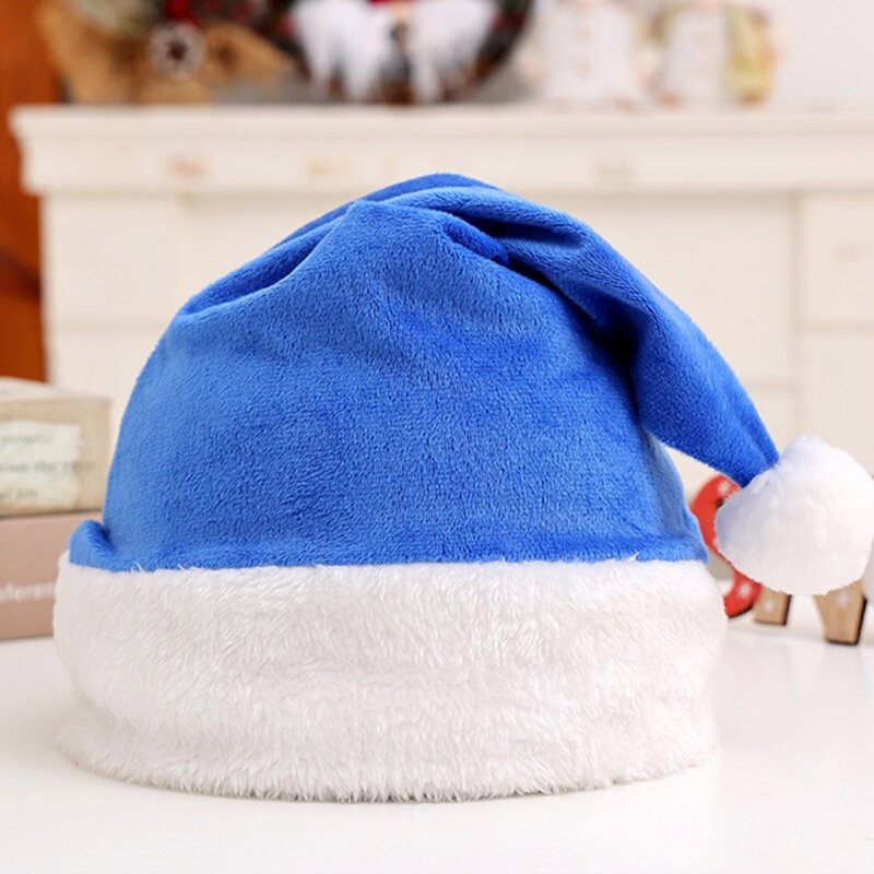 أفخم سانتا قبعة المرحلة الدعائم القبعات عيد الميلاد سانتا كاب تأثيري حلي أغطية الرأس N7YD