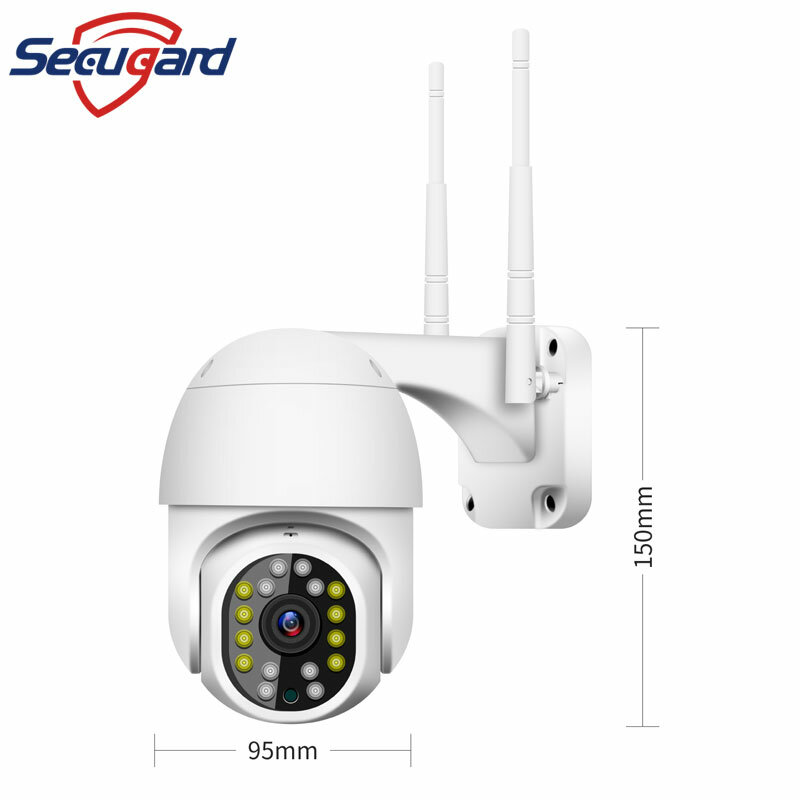 2MP Tuya WiFi Kamera Im Freien 1080P Drahtlose PTZ Überwachung Automatische Tracking Zwei Way Voice IP Cam Home Security Baby monitor