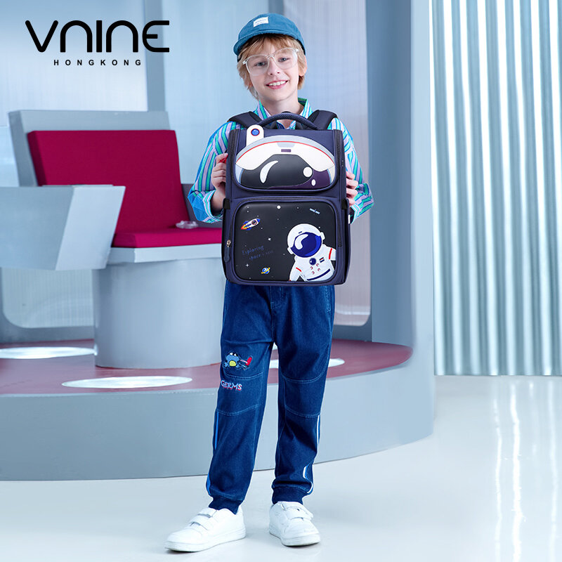 VNINE children's backpack for boys and elementary school students in grades one to six, super light and easy to reduce weight