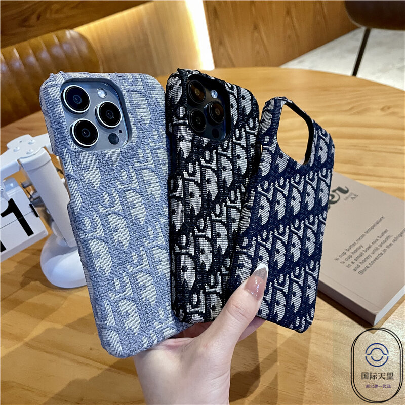 Fabric applicable Apple iPhone15 Pro Max mobile phone case retro anti -fall all -inclusive protective cover