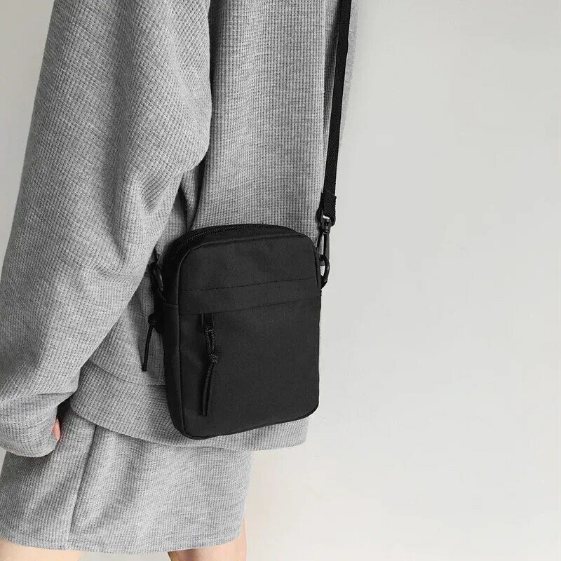 XDX01 сумки-мессенджеры для мужчин, Повседневная холщовая маленькая сумка через плечо на молнии, простая сумка через плечо