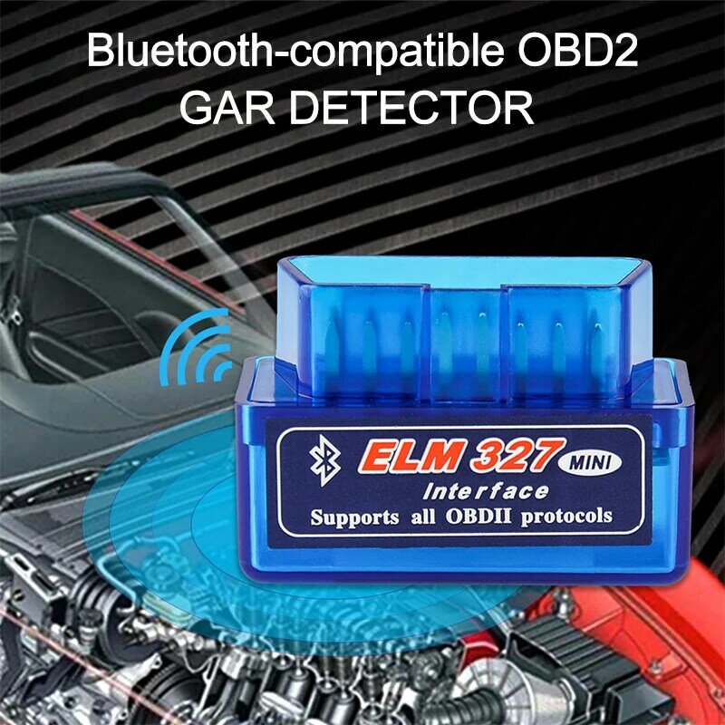 Mini Elm327 Obd2 Scanner Bluetooth-compatible V1.5/2.1 Car Scanner Code Reader Tool Car Diagnostic Tool Repair Tools for Android