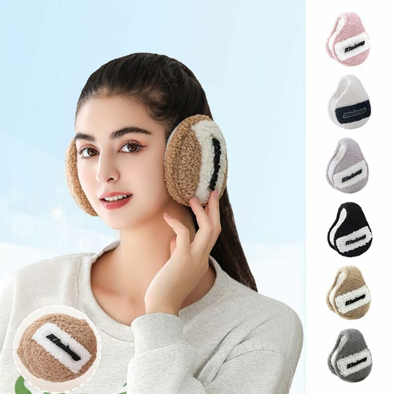 Soft Furry Fleece Earmuffs Foldable Warm Ear Warm Protector in Cold Weather Adjustable Wrap Winter Ear Muffs for Women & Men
