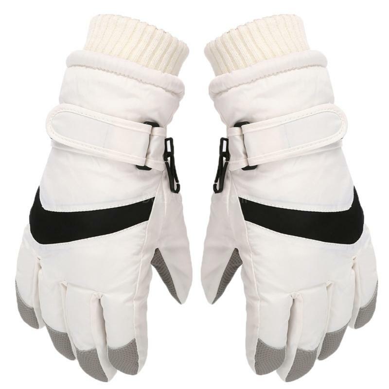 1 par guantes esquí transpirables a prueba viento guantes invierno para exteriores guantes deportivos