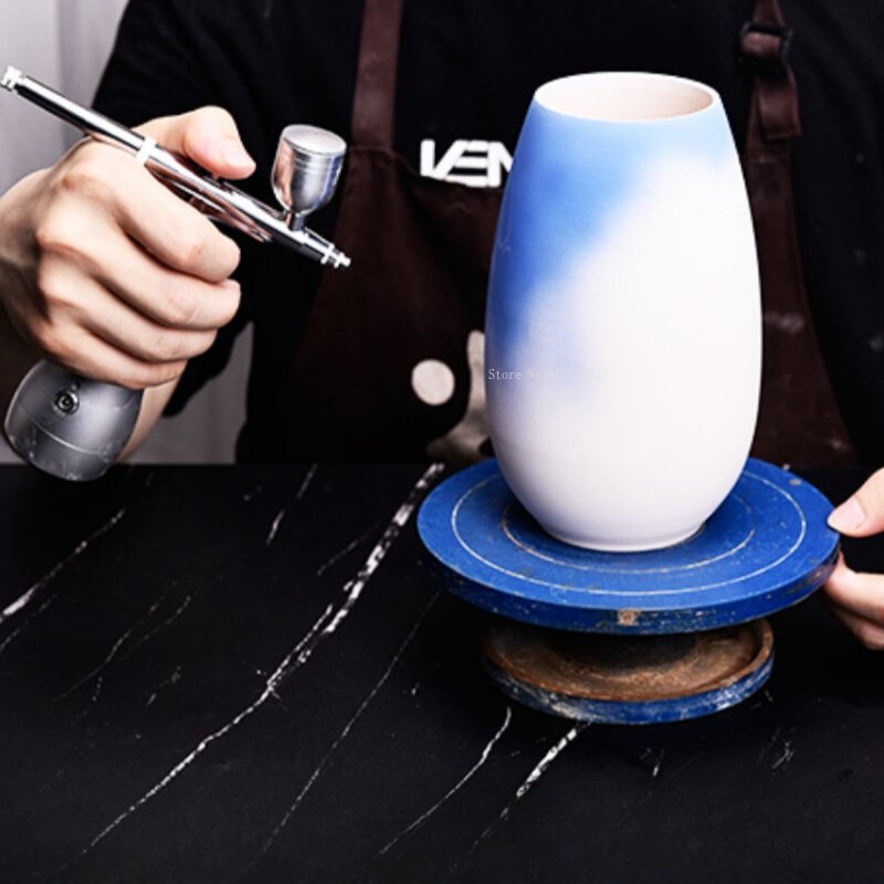 Mini bolígrafo de bomba de Gas de pulverización recargable portátil para glaseado de cerámica, herramientas de acristalamiento de pulverización auxiliar, artesanía hecha a mano, bricolaje