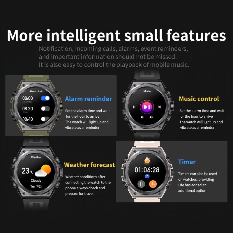 Wonlex Smartwatch Männer Bluetooth-Anruf 360*360 amoled Bildschirm ai Sprach assistent Herzfrequenz messer wasserdichte Sport Smartwatch