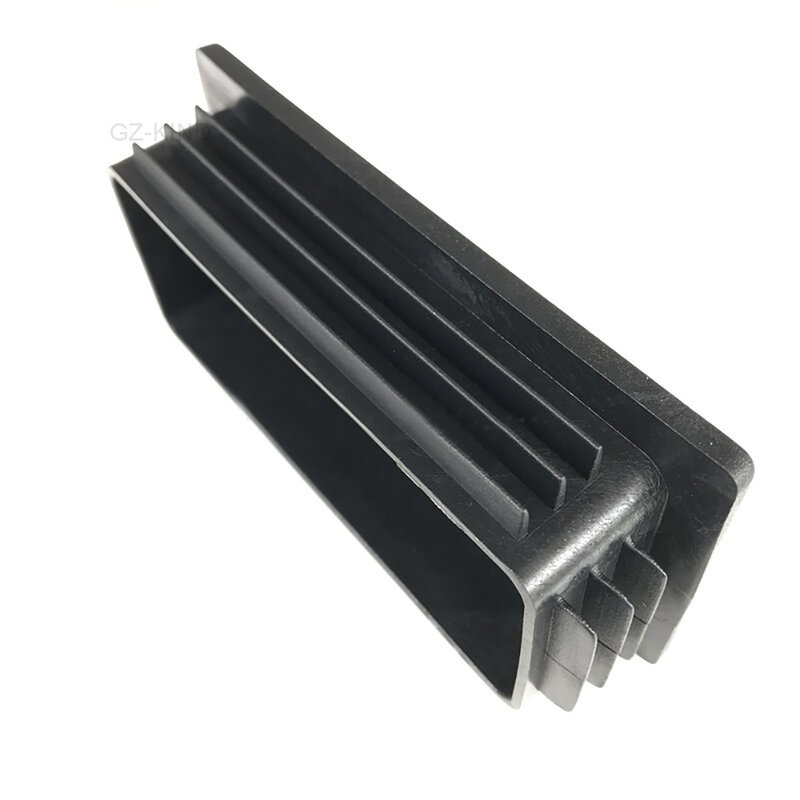 Bouchon de tuyau en plastique noir, 60x60mm 60x80mm 60x5/10mm 60x100mm, 1/2/120 pièces