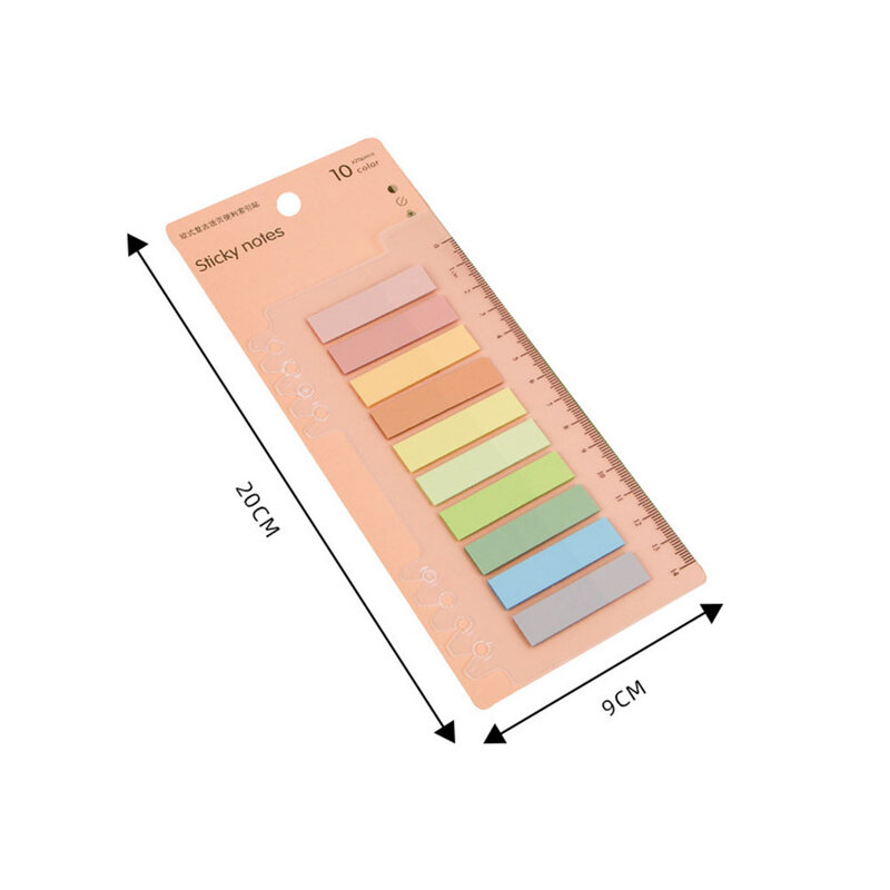 Morandi tab catatan lengket warna untuk annotasi buku, stiker indeks klasifikasi File, untuk perlengkapan sekolah dan kantor