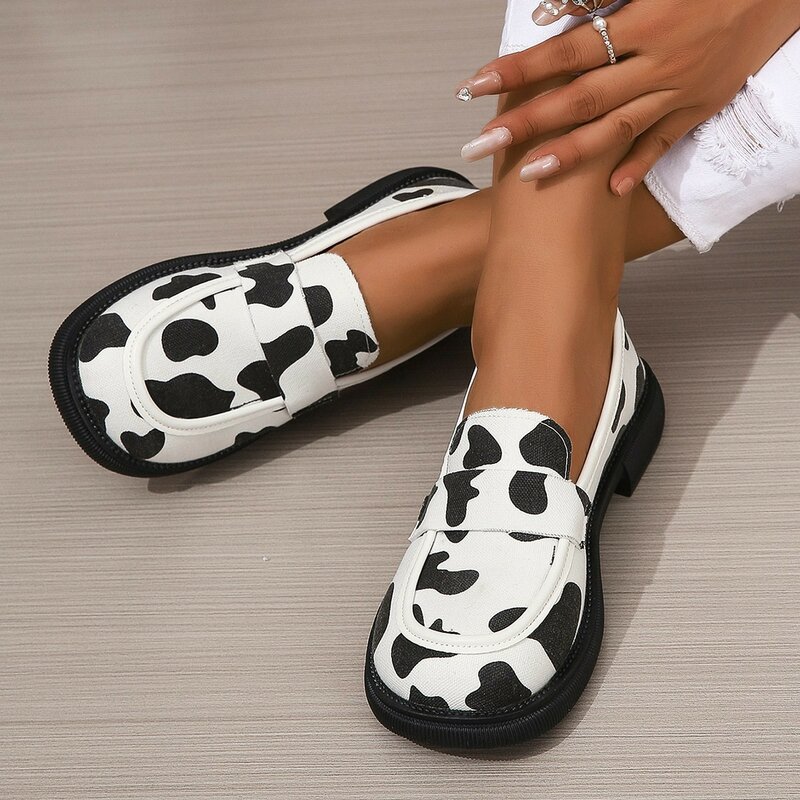 New Flats Shallow Loafers Women Walking Casual Shoes Designer Summer Comfort Soft Sole Shoes Brand Office Zapatillas De Mujer