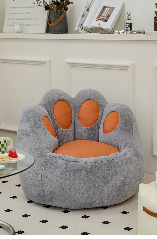 نفخة مقعد أريكة لغرفة المعيشة لطيف القط مخلب شخص واحد كيس فول الأسرة الصغيرة المنزلية الأريكة صالة كرسي الإبداعية تاتامي كرسي
