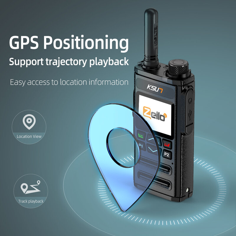 KSUN ZL35 sim card poc radio long range zello mobile phone 4g lte 200 500 km 1000 3000 mile walkie talkie de largo alcance