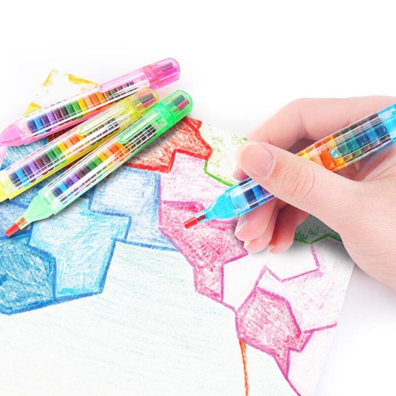 1 stücke kreative bunte Buntstifte 20 Farben Student Kinder pädagogische Öl Pastell Graffiti Stift Zeichnung Spielzeug y5u9