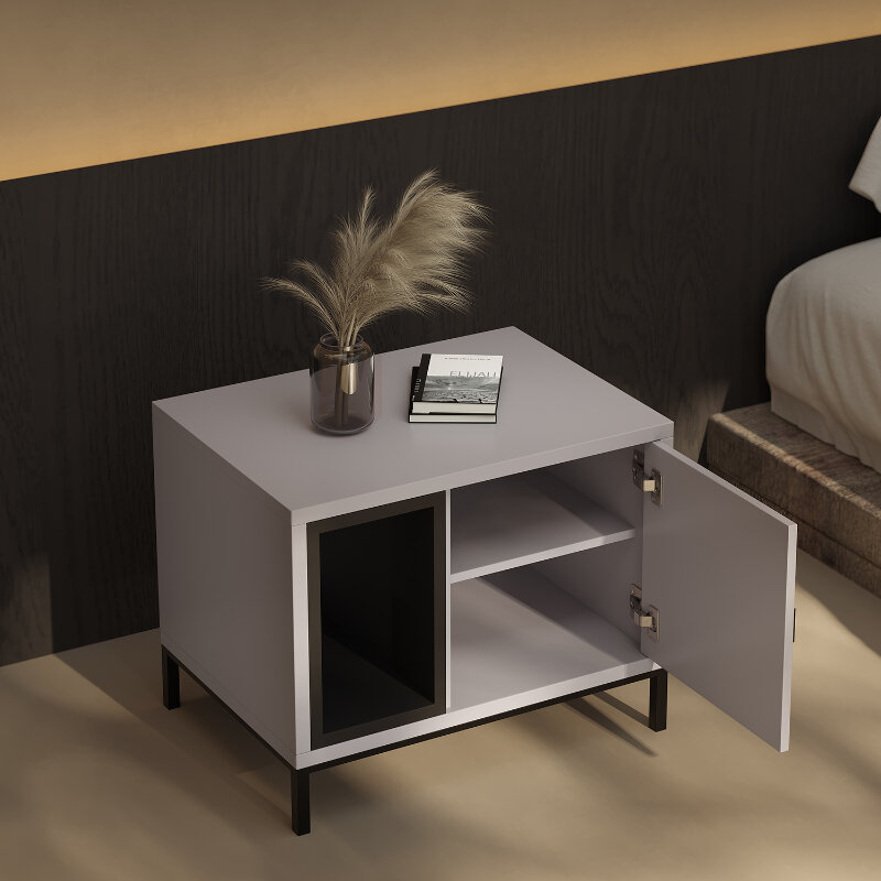 ベッドサイドテーブル,豪華でモダンなデザイン,高品質の木製家具