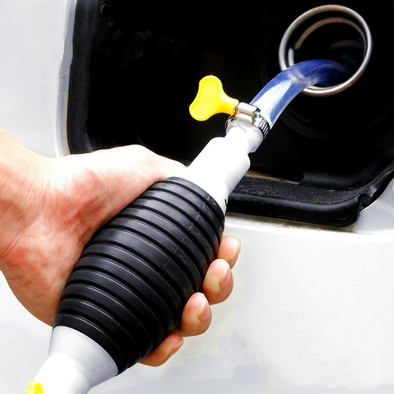 Pompa dell'olio del Gas a mano universale pompa del carburante per Auto tubo di aspirazione manuale pompa del sifone a benzina motori automatici accessori del sistema di alimentazione del carburante
