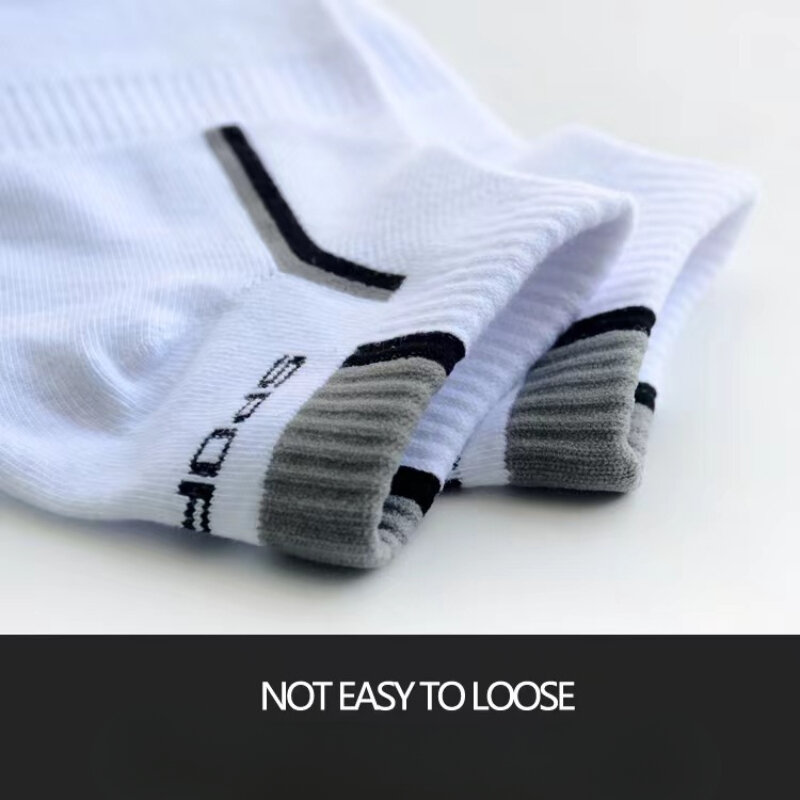 Calcetines deportivos de algodón para hombre, medias finas y transpirables, de malla corta, para primavera y verano, 10 pares