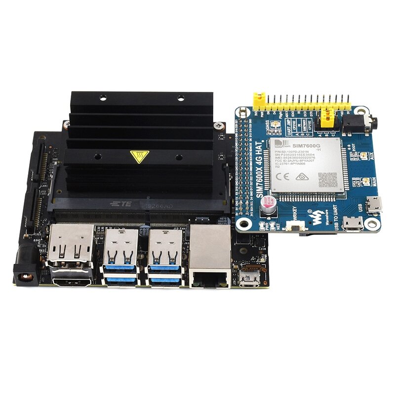 Modulo di espansione Waveshare SIM7600G-H 4G per Raspberry Pi GNSS GPS LBS posizionamento supporto di comunicazione globale 3G/2G